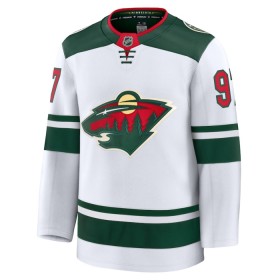 Minnesota Wild Dresy Fanatics Premium Kirill Kaprizov 2024-25 Bílý Venkovní - Pánské